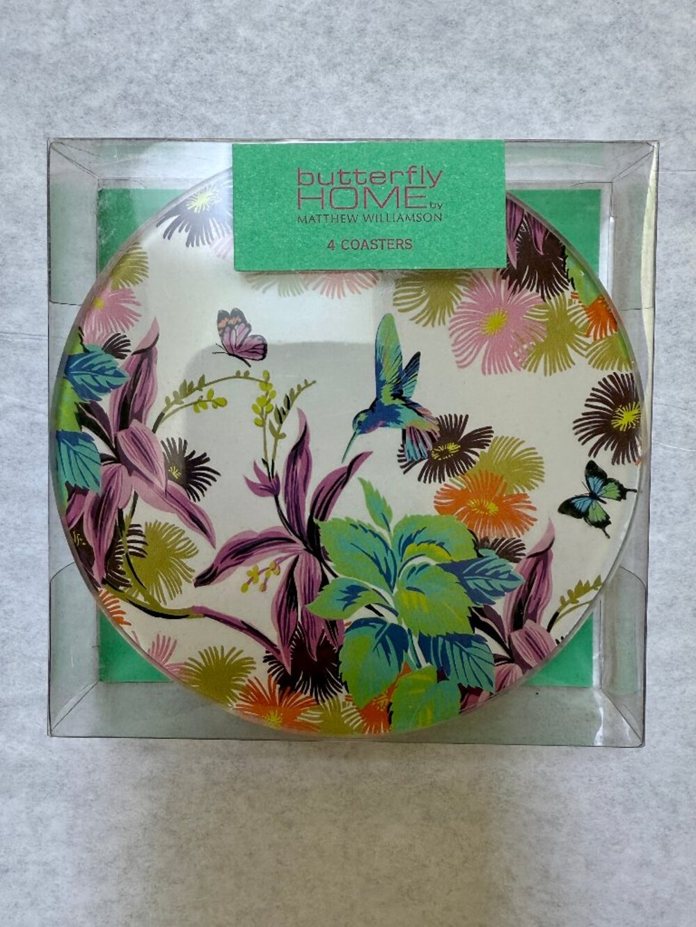 Butterfly Home Hummingbird Coasters by Matthew Williamson
